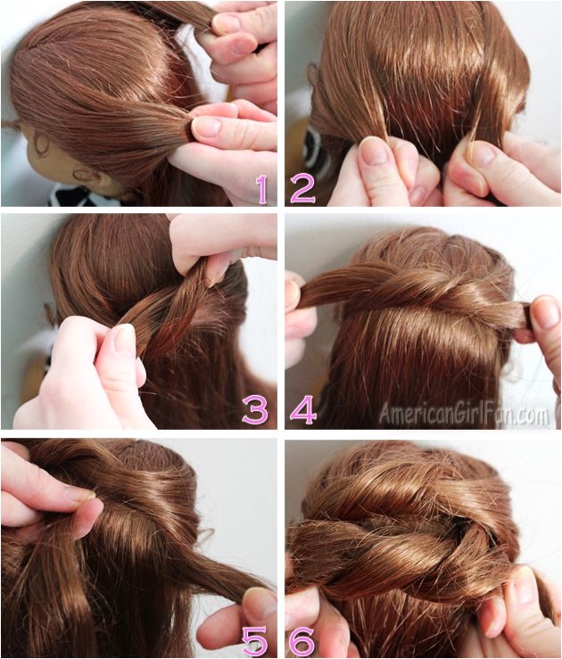 Easy American Girl Doll Hairstyles Step by Step Steps to Do A Knotted Bun Doll Hair Styling