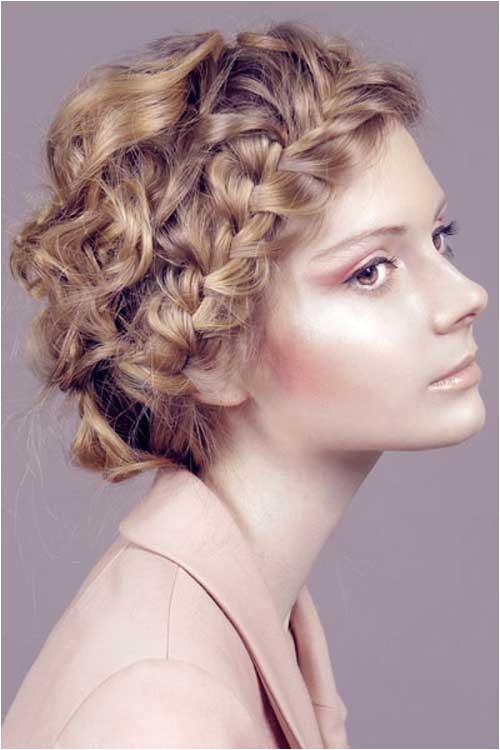 Easy Braided Hairstyles for Curly Hair 15 Easy Hairstyles for Short Curly Hair