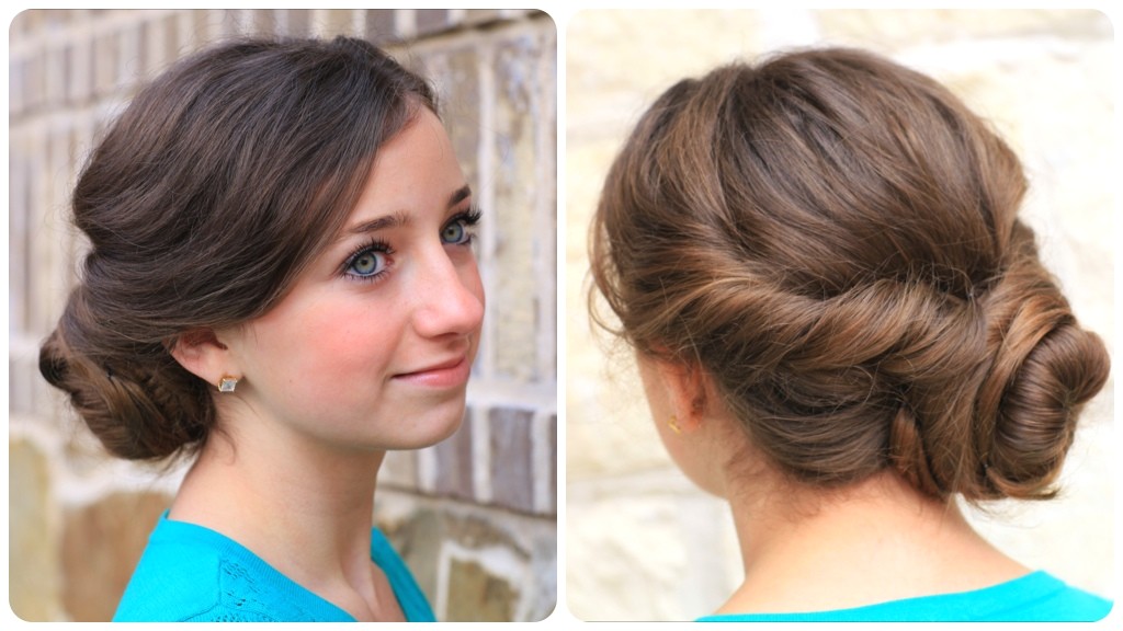 Easy Dressy Hairstyles Easy Twist Updo Prom Hairstyles