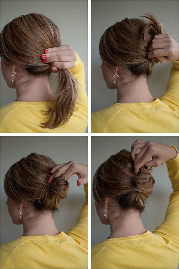 Easy French Roll Hairstyle Hairstyle How to Easy French Roll Hair Romance