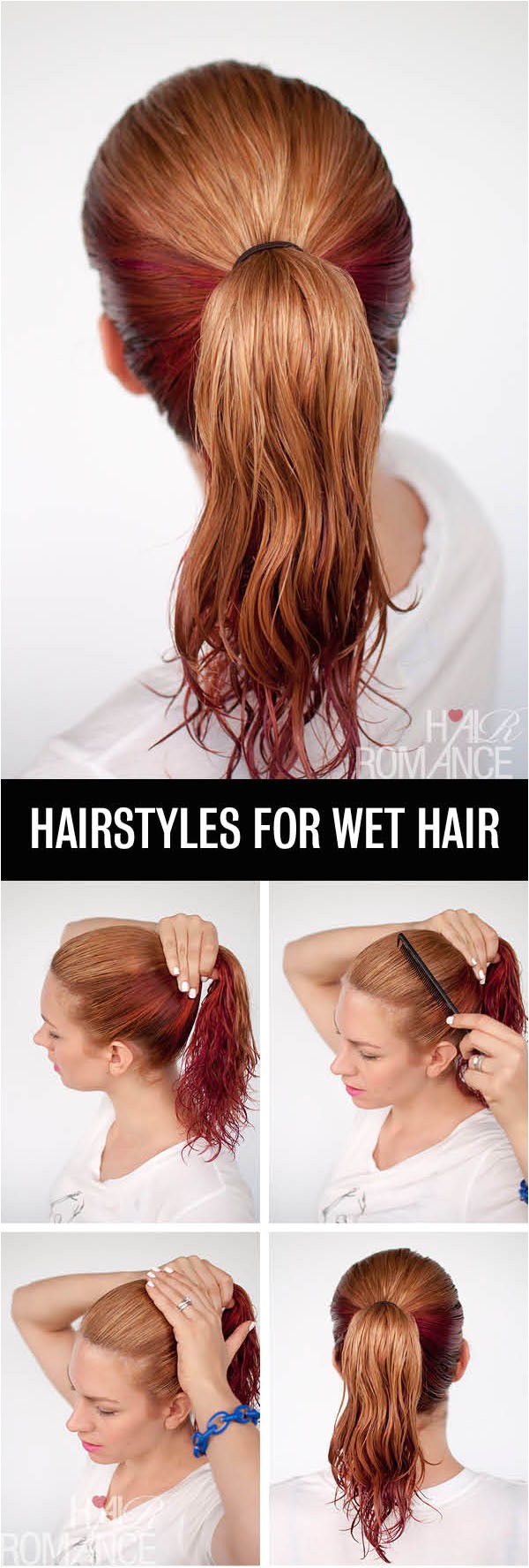 Easy Hairstyles Done with Wet Hair Get Ready Fast with 7 Easy Hairstyle Tutorials for Wet