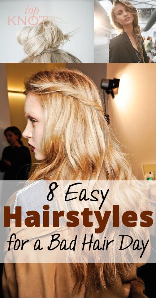 Easy Hairstyles for A Bad Hair Day 8 Easy Hairstyles for A Bad Hair Day Brick & Glitter