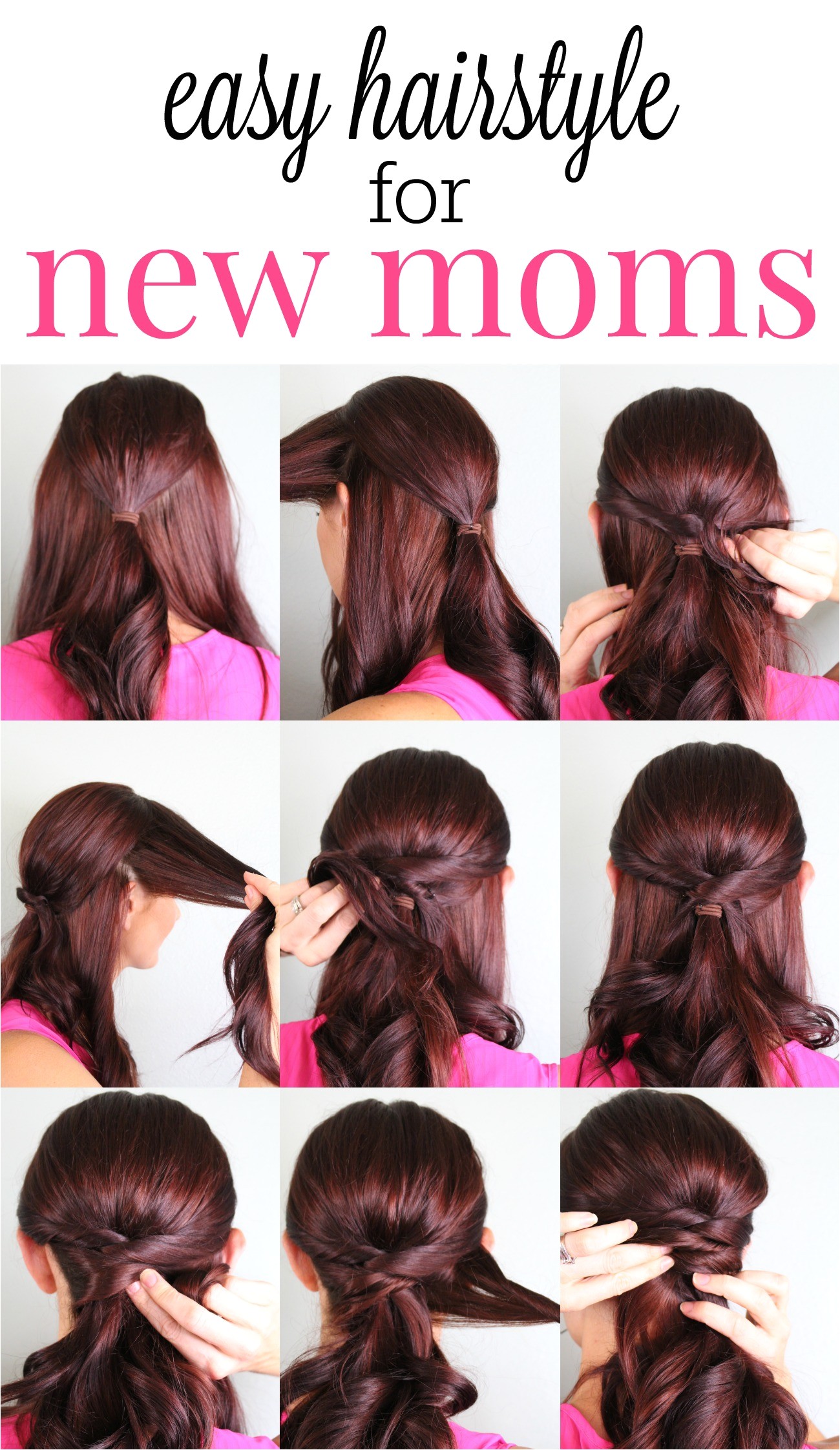 Easy Hairstyles for New Moms Easy Hairstyle for New Moms