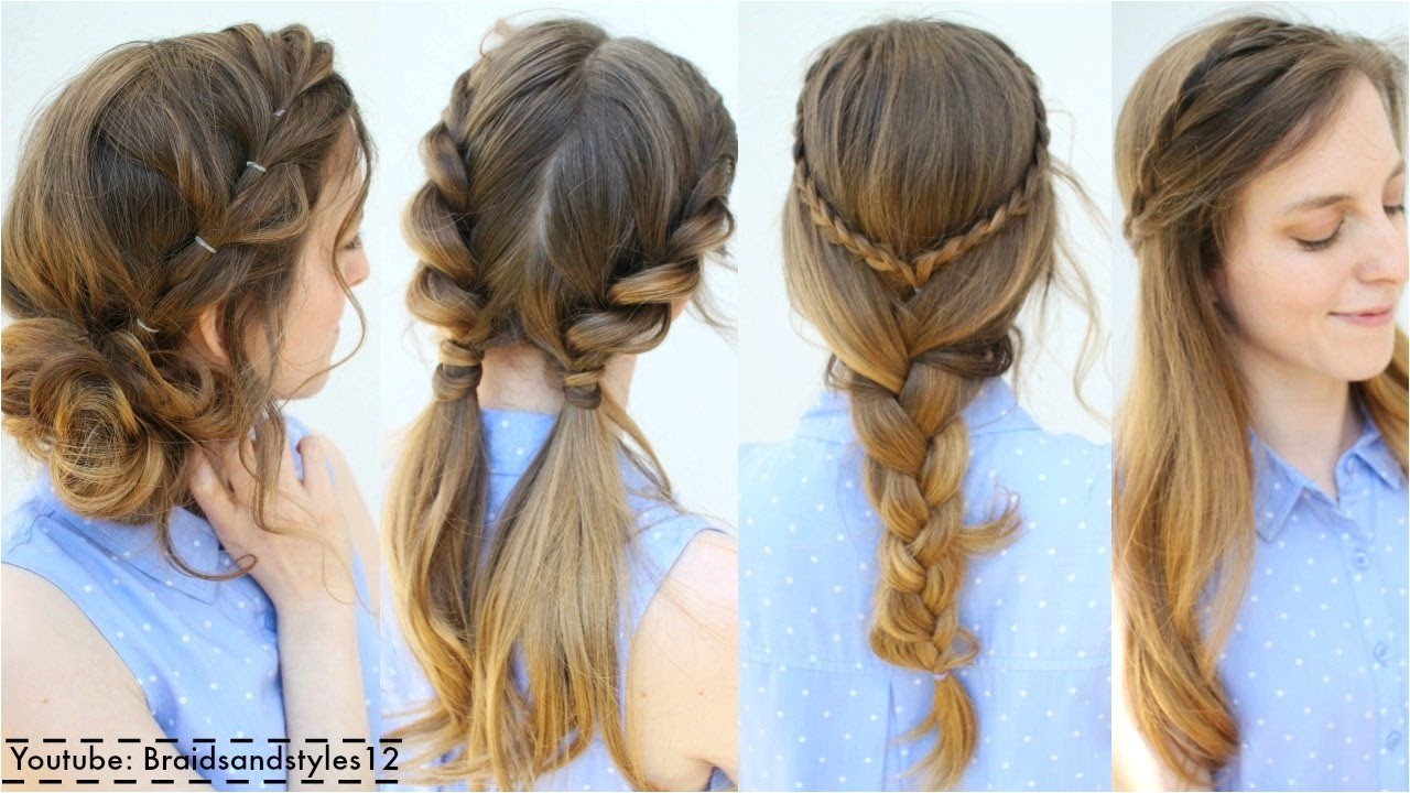 Easy Hairstyles for the Summer 4 Easy Summer Hairstyle Ideas