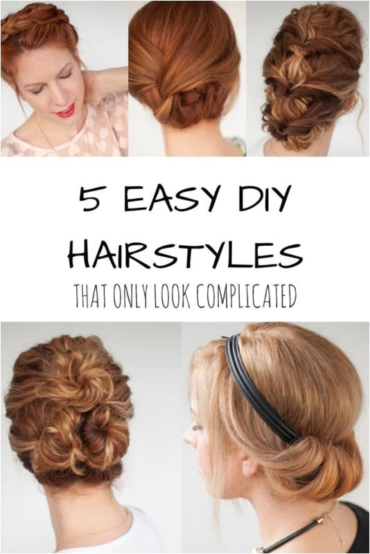 Easy Hairstyles that Look Complicated 1000 Images About My Style On Pinterest