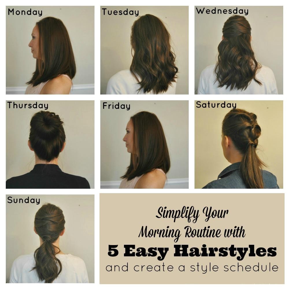 Easy Hairstyles to Do In the Morning Simplify Your Morning Routine with 5 Easy Hairstyles by