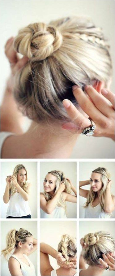 Easy Hairstyles to Put Your Hair Up 16 Pretty and Chic Updos for Medium Length Hair Pretty