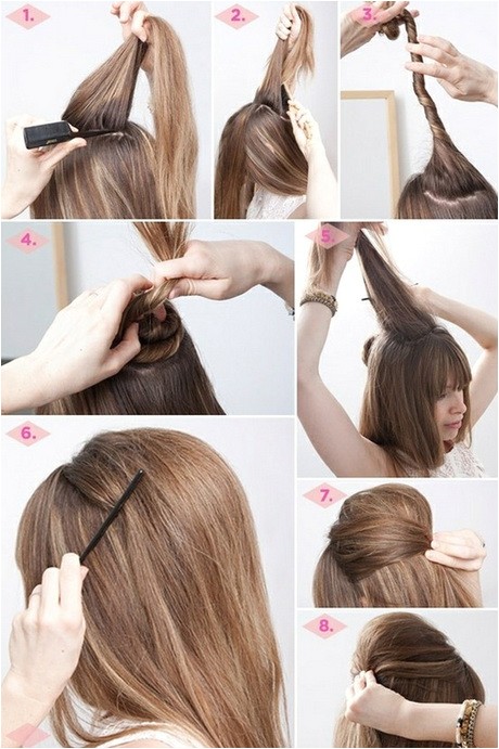 Easy Hairstyles with Steps Simple Hairstyles for Long Hair Step by Step