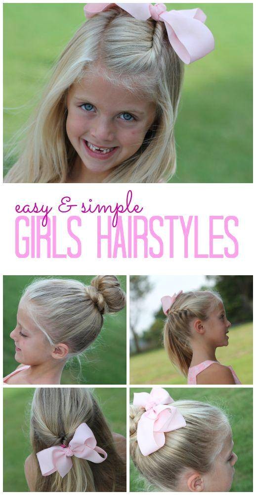Easy Little Girl Hairstyles for School Easy Girls Hairstyles for Back to School