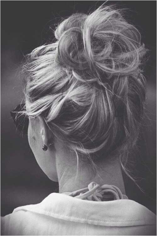 Easy Messy Bun Hairstyles for Long Hair Best Hair Updos for Medium Length Hair