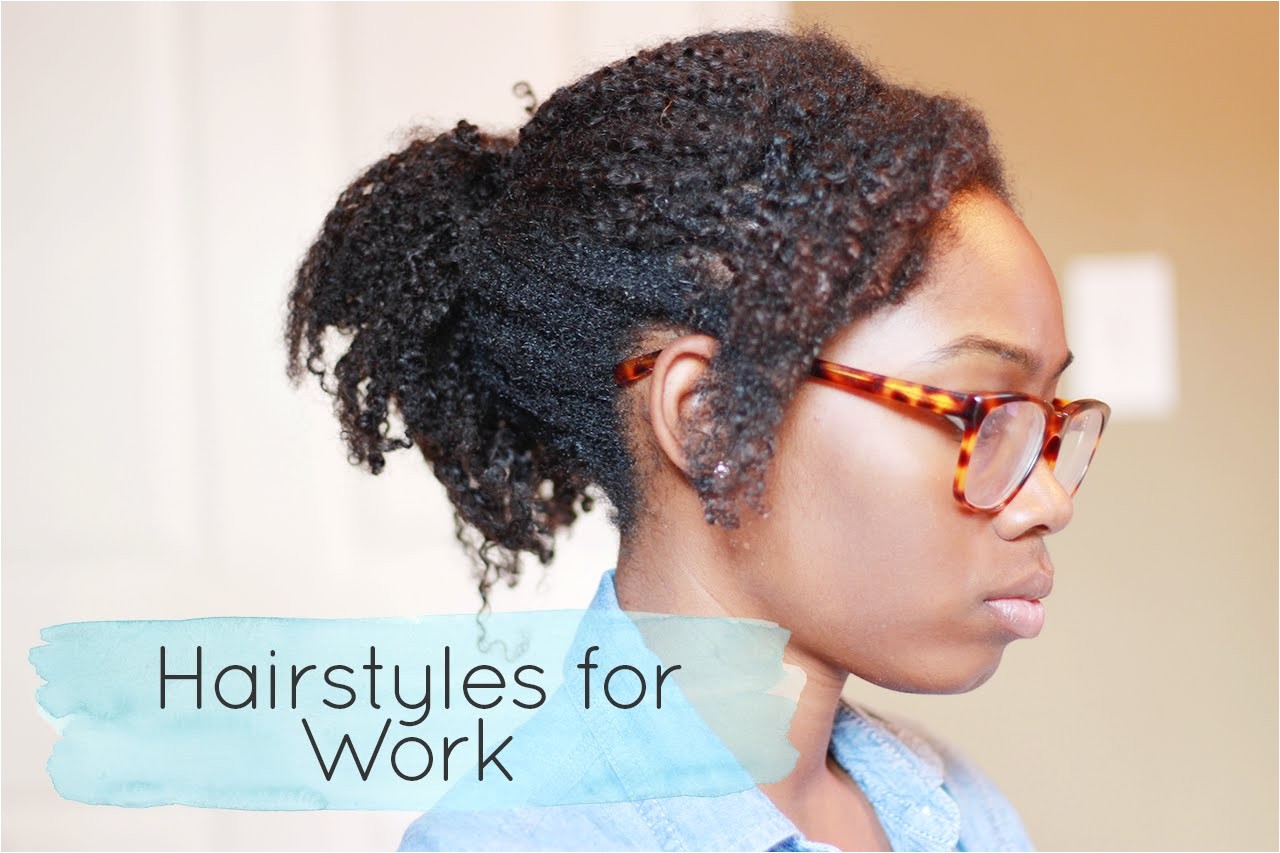 Easy Natural Hairstyles for Work Simple Hairstyle for Natural Hairstyles for Work Easy