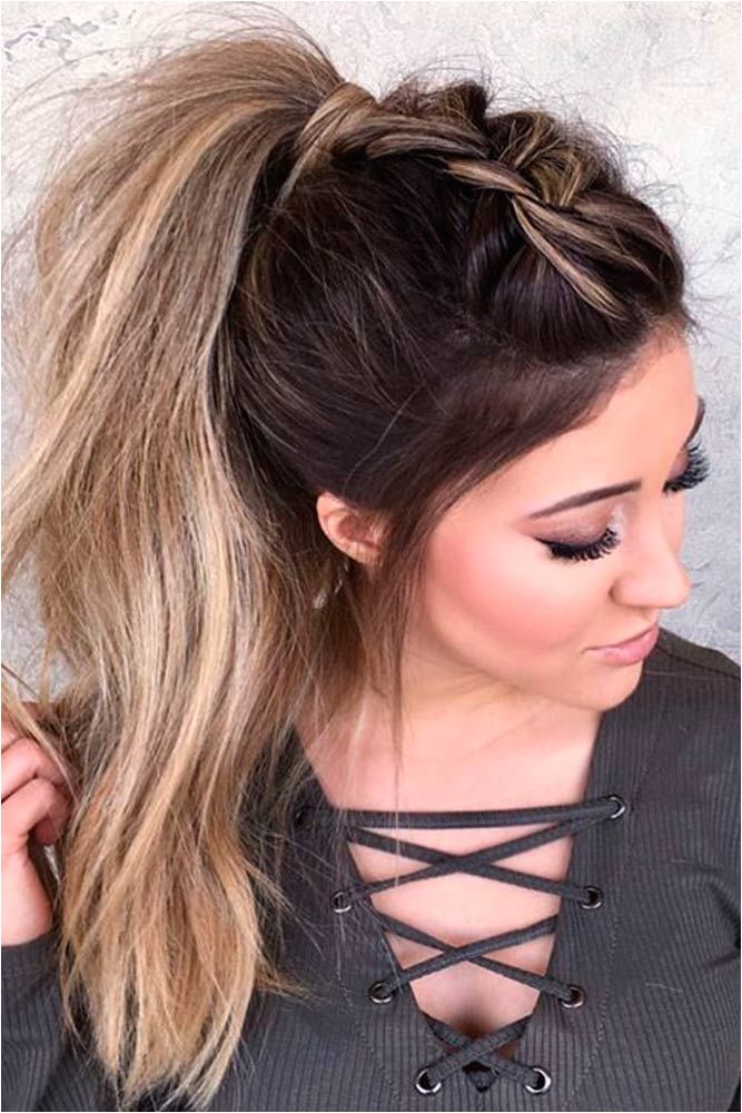 Easy Pigtail Hairstyles 59 Easy Ponytail Hairstyles for School Ideas