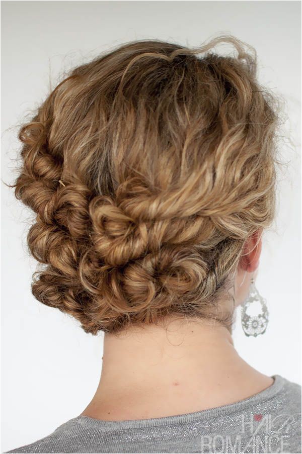 Easy Pin Up Hairstyles for Curly Hair 32 Easy Hairstyles for Curly Hair for Short Long