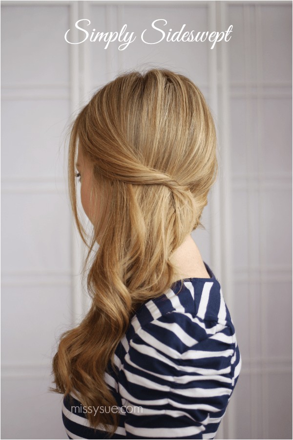 Easy Side Swept Hairstyles Easy Side Swept Waves