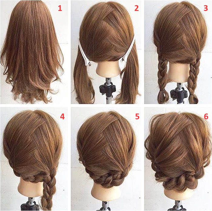 Easy Step by Step Hairstyles for Medium Length Hair Easy Step by Step Hairstyles for Medium Hair