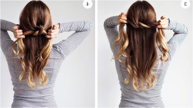 Easy Tied Up Hairstyles Simple Tied Up Hairstyles