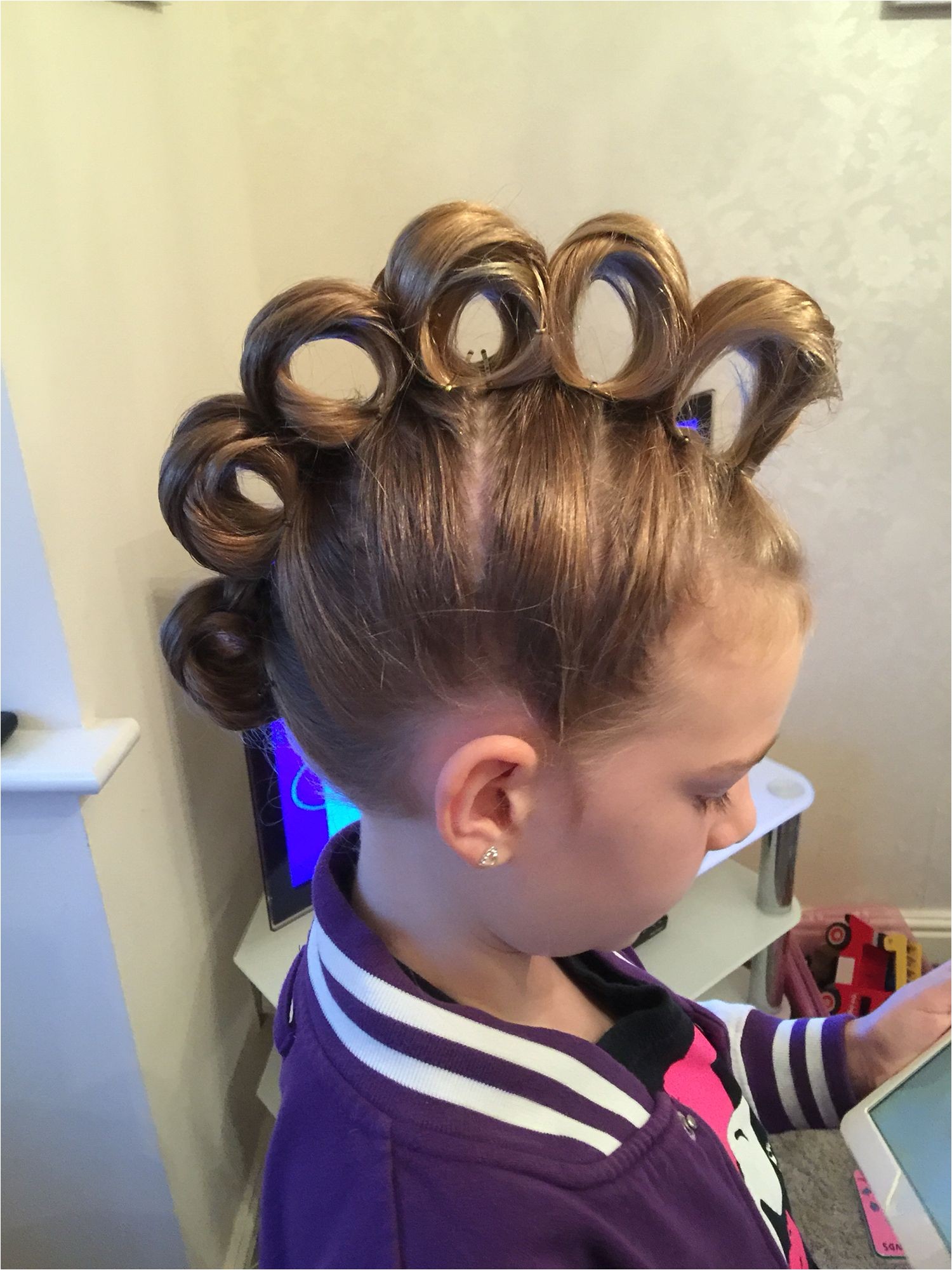 Easy to Do Crazy Hairstyles Rolling Mohawk for Crazy Hair Day Hair