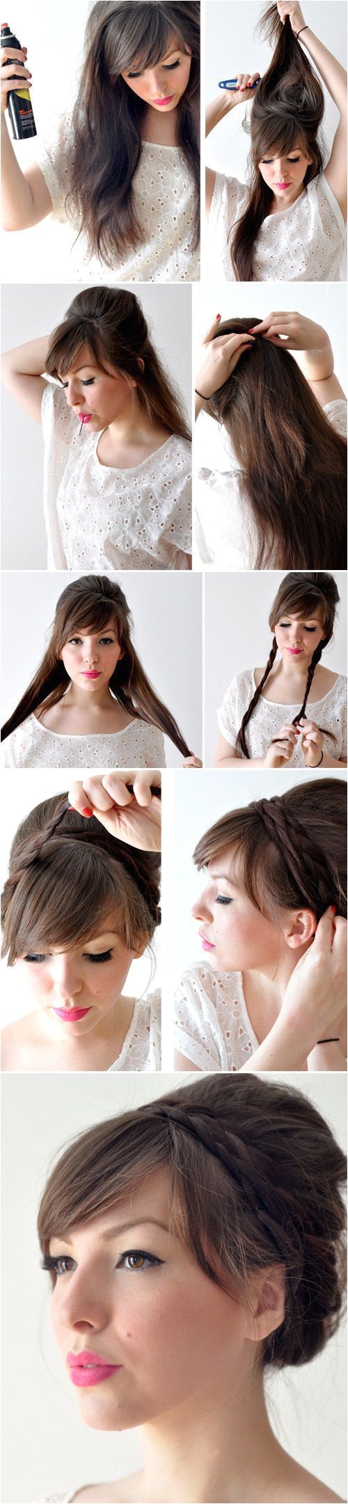 Easy to Make Hairstyles at Home Creative Hairstyles that You Can Easily Do at Home 27