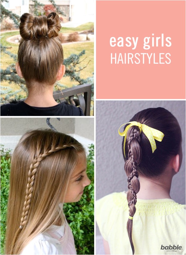 Easy to Make Hairstyles for Girls 6 Quick & Easy Hairstyles for Little Girls