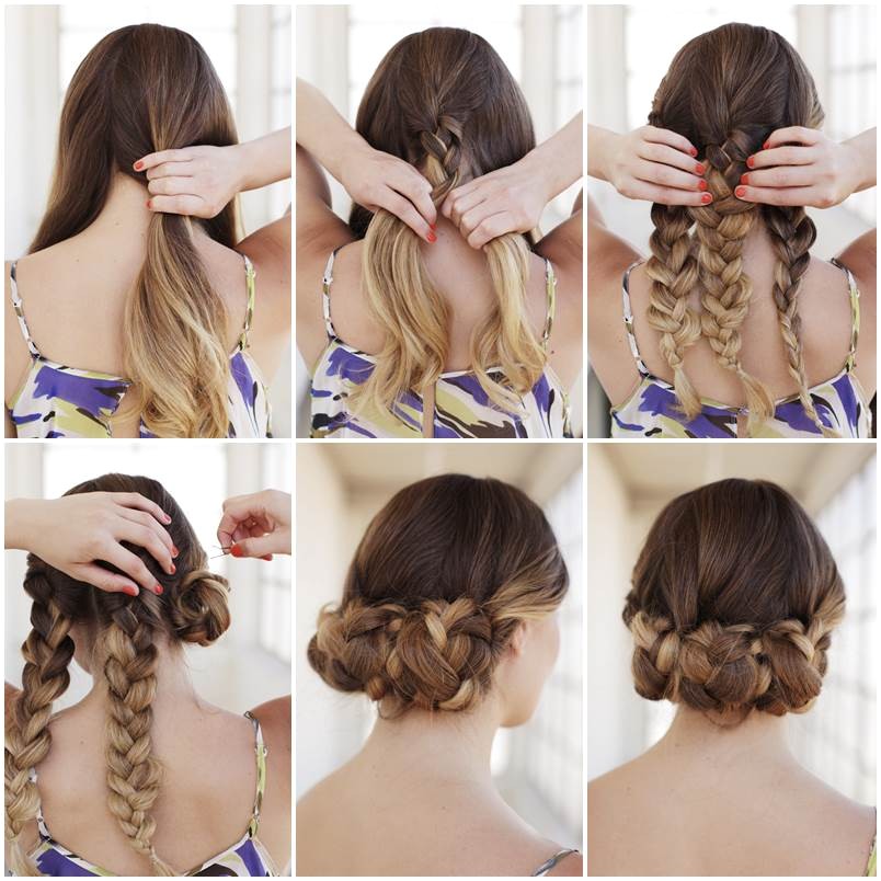 Easy Up Hairstyles to Do Yourself Creative Ideas Diy Easy Braided Updo Hairstyle