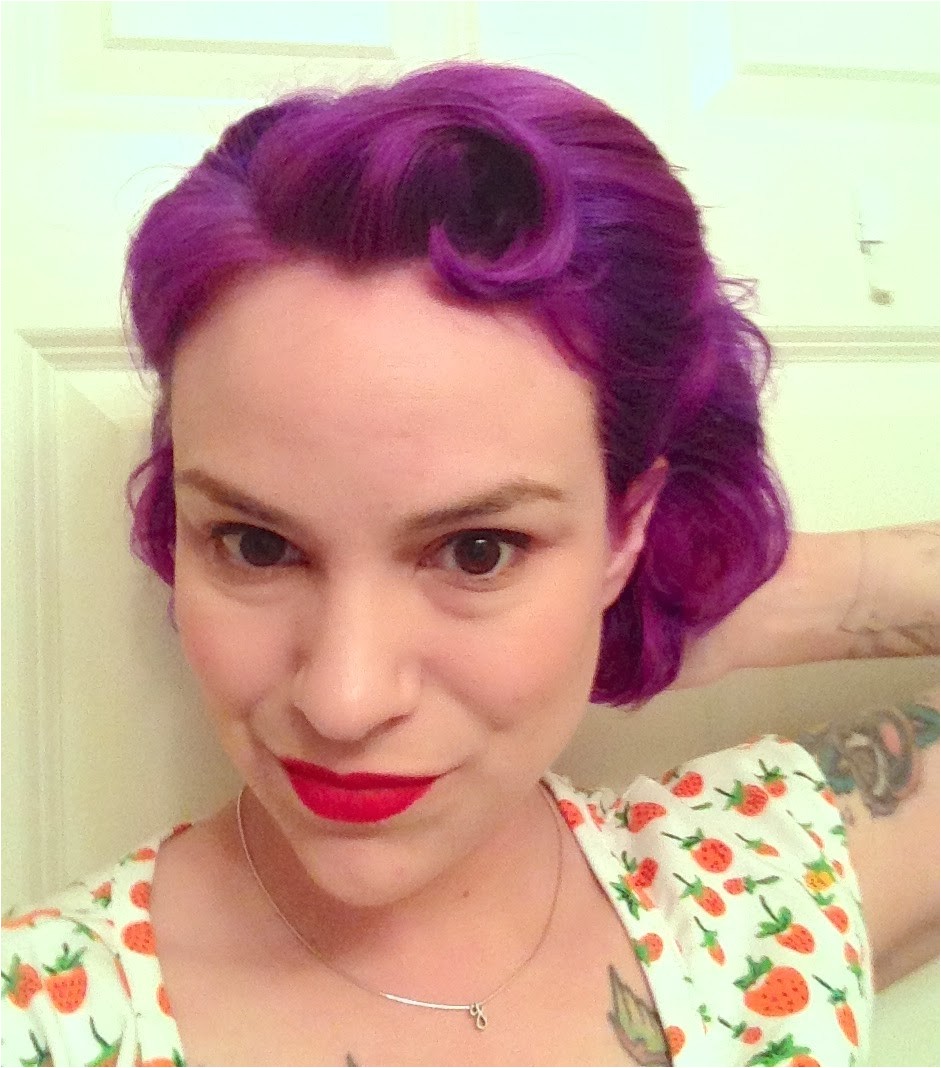 Easy Vintage Hairstyles for Short Hair Gertie S New Blog for Better Sewing Easy Retro Hairstyle