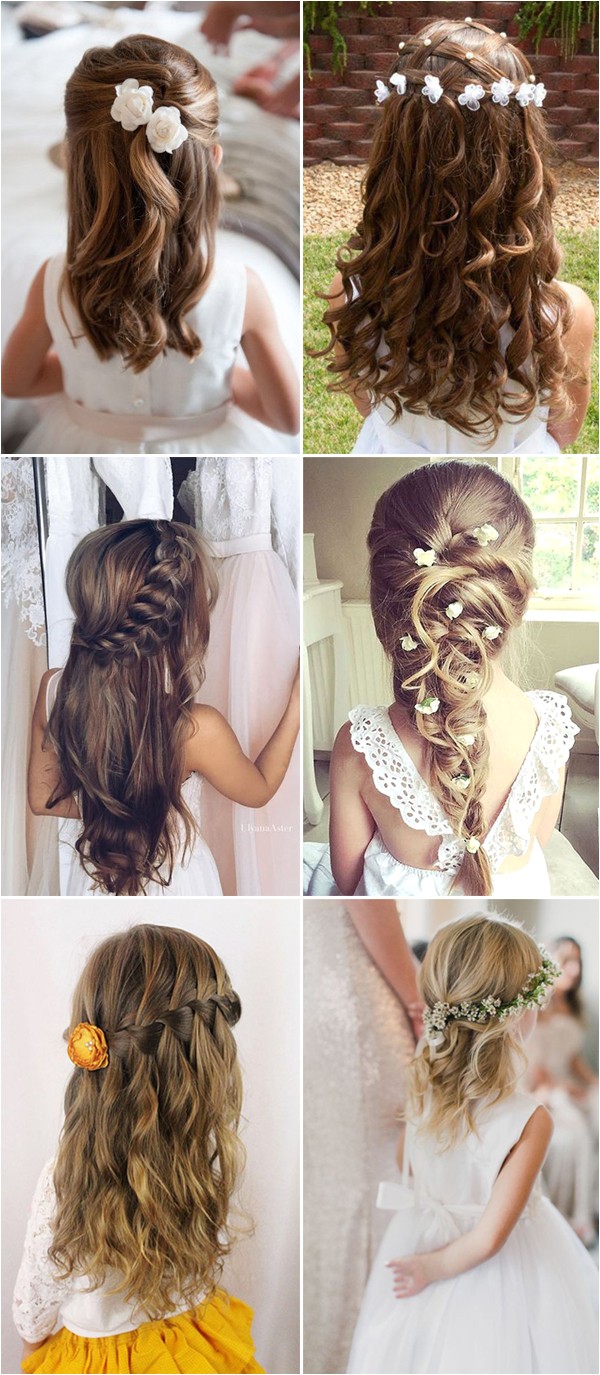 Hairstyles for Little Girls for Weddings Trubridal Wedding Blog