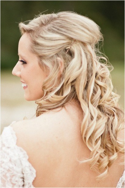 Half Up Straight Hairstyles for Weddings the Half Up Half Down Wedding Hairstyles