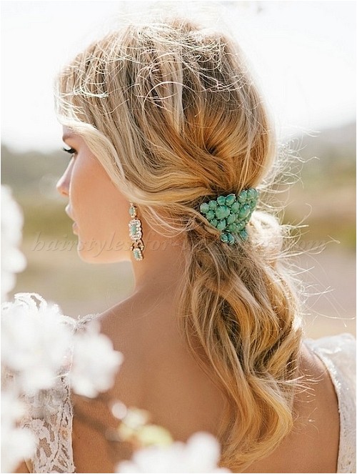 Low Ponytail Wedding Hairstyles Ponytail Hairstyles Low Ponytail Wedding Hairstyle