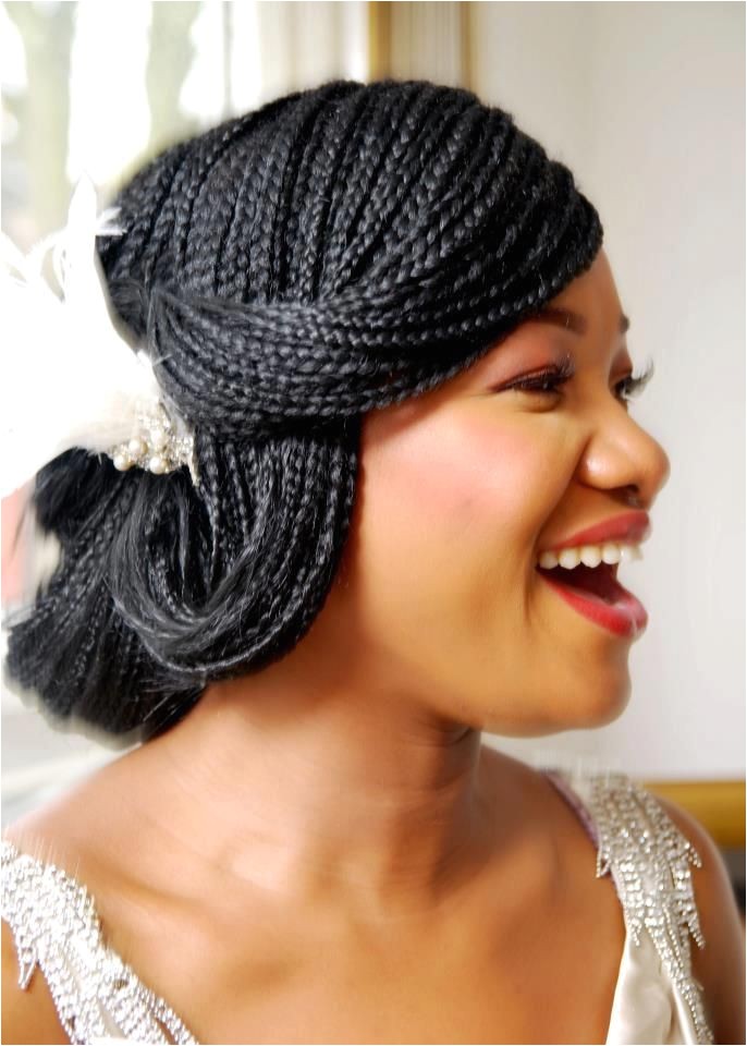 Micro Braids Hairstyles for Weddings Bridal Box Braids Wedding Hairstyles