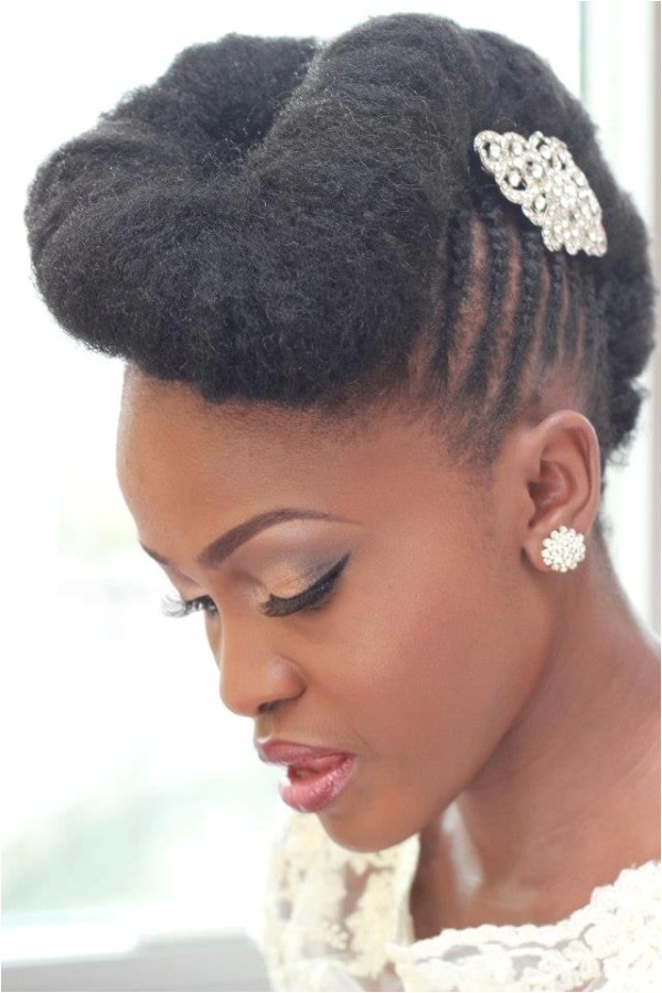 Natural Updo Hairstyles for Weddings 12 Natural Black Wedding Hairstyles for the Offbeat and On