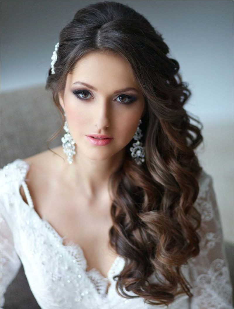 Off to the Side Wedding Hairstyles صور تسريحات شعر عروس