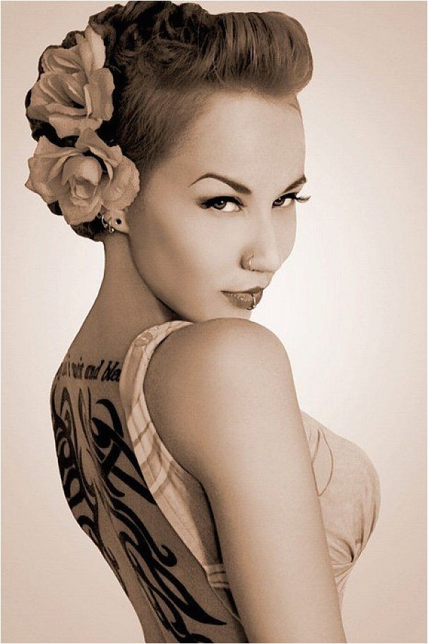 Pin Up Girl Wedding Hairstyles 1000 Ideas About Short Vintage Hairstyles On Pinterest