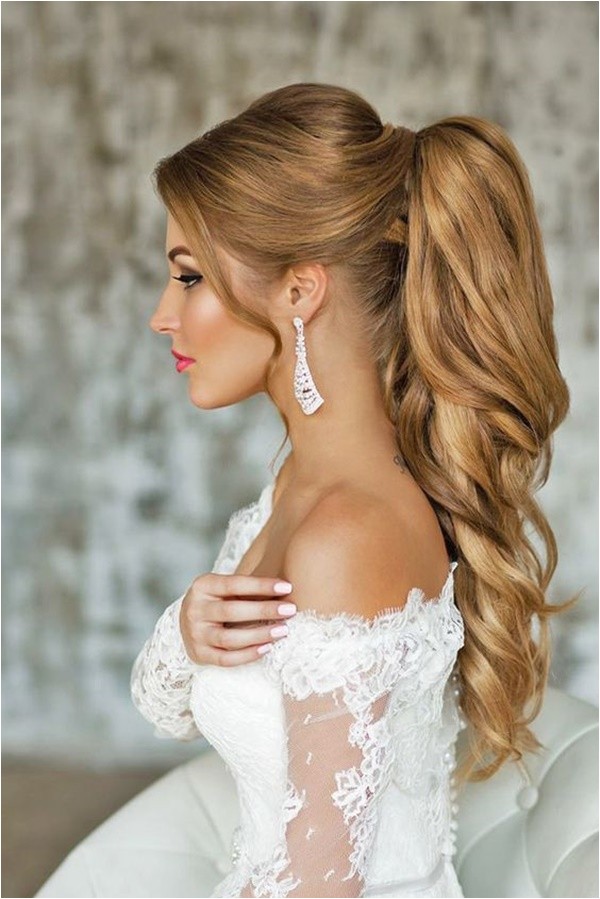 Ponytail Hairstyles for Weddings 80 Lovely Women Ponytail Hairstyles for Long Hair