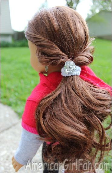 Quick and Easy American Girl Doll Hairstyles Easy Sporty Hairstyle for Dolls