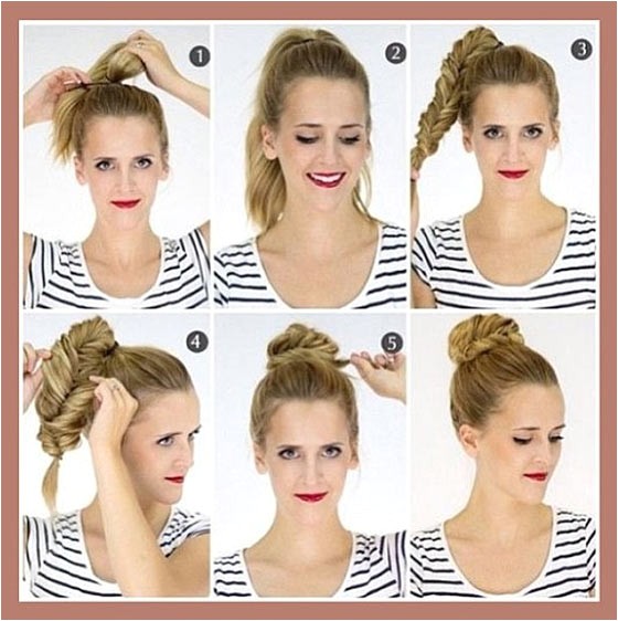 Quick and Easy Hairstyles for Medium Length Thick Hair Cute Quick Updos for Shoulder Length Hair