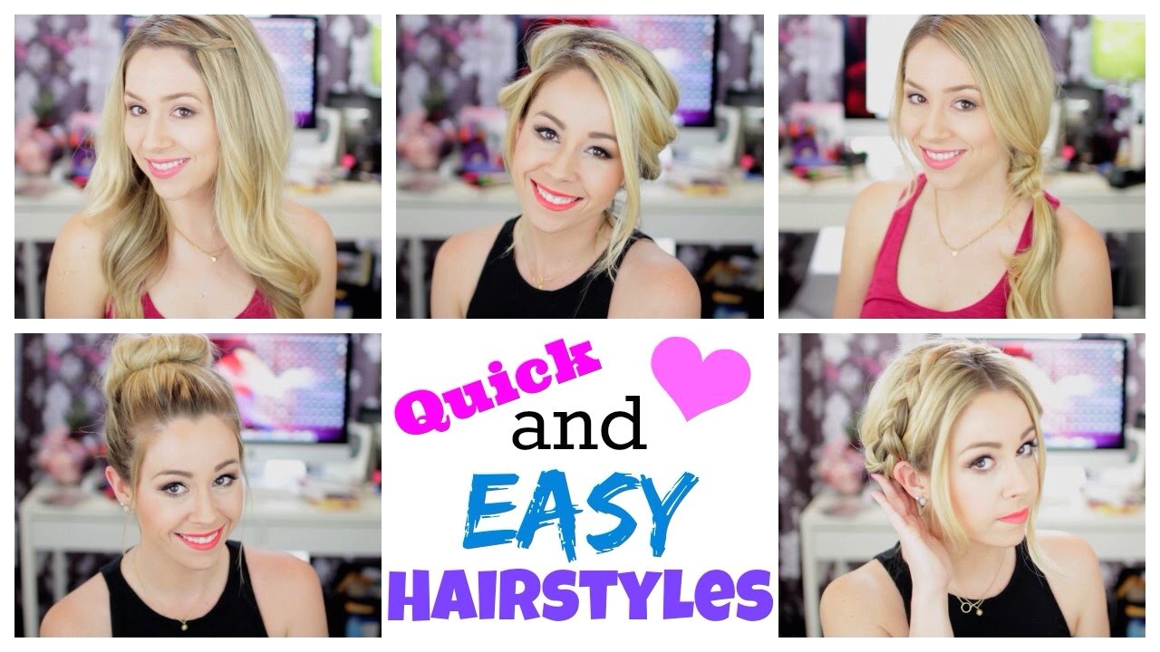 Quick and Easy Hairstyles for Short Hair for School Quick and Easy Hairstyles for Summer