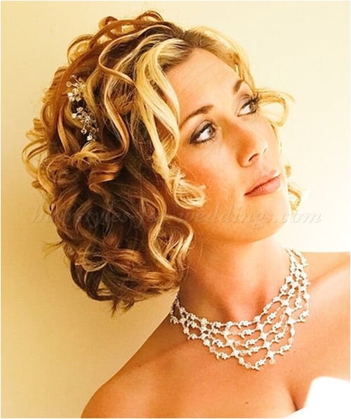 Short Curly Hairstyles for Weddings 55 Stunning Wedding Hairstyles for Short Hair 2016