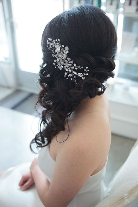 Side Swept Wedding Hairstyles for Long Hair 40 Gorgeous Side Swept Wedding Hairstyles