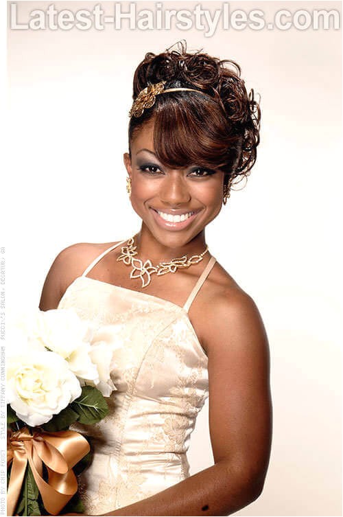 Updo Hairstyles for African American Weddings 11 African American Wedding Hairstyles for the Bride & Her