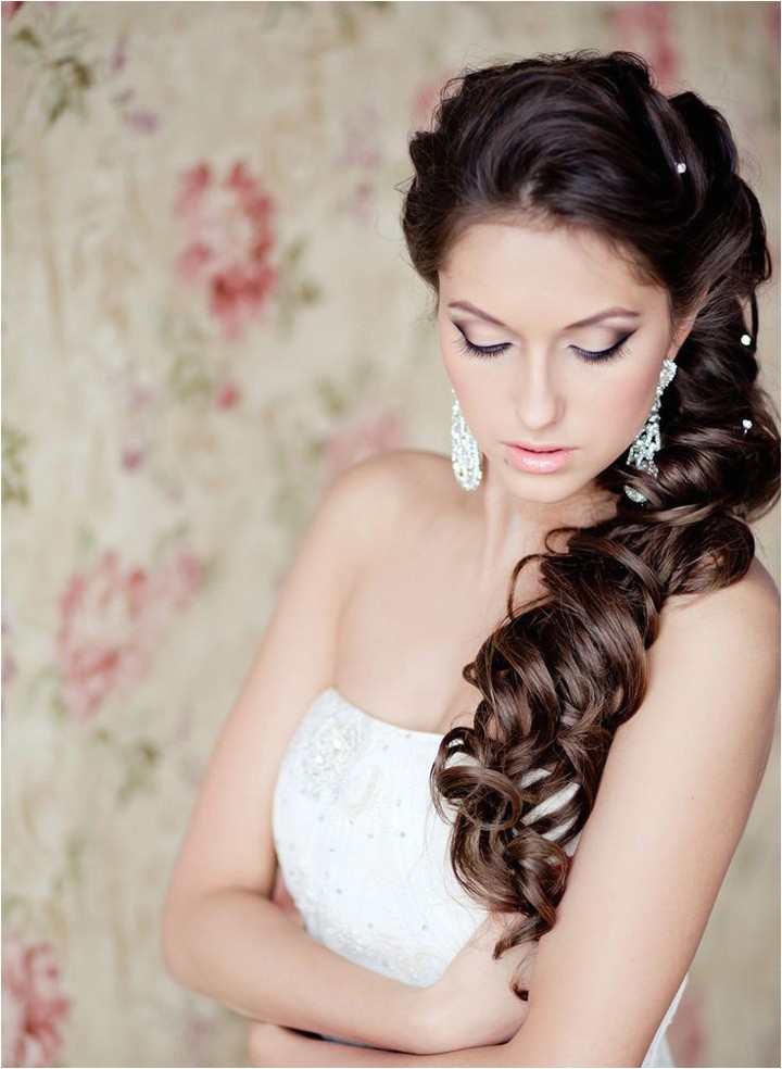 Wedding Hairstyle to the Side Side Swept Wedding Hairstyles to Inspire Mon Cheri Bridals