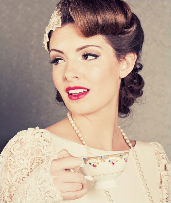 Wedding Hairstyles 1950s 10 Vintage Wedding Hair Styles Inspiration for A 1920s