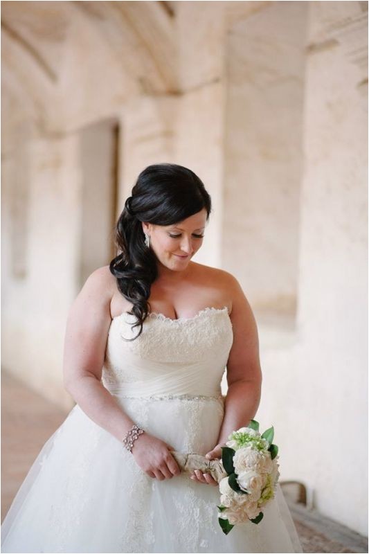 Wedding Hairstyles for Fat Brides Plus Size Dresses for the Weddings