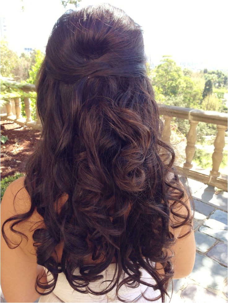 Wedding Hairstyles for Long Curly Hair Half Up Half Down Cute Prom Hairstyles Half Up Half Down for Long Hair