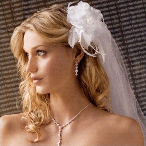 Wedding Hairstyles for Long Hair Down with Veil Romantic Bridal Hairstyles 365greetings