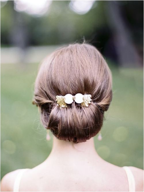 Wedding Hairstyles In A Bun soft & Tender Medium Wedding Hairstyles 2015