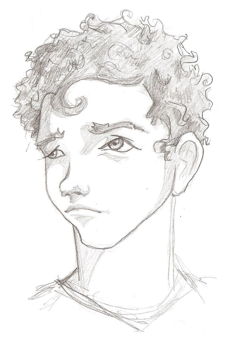 Anime Hairstyles Curly Curly Head Boy by Madizrviantart On Deviantart