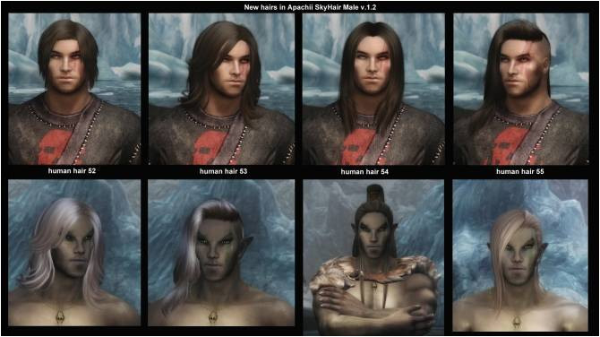 Anime Hairstyles Skyrim Mod Apachiiskyhair at Skyrim Nexus Mods and Munity