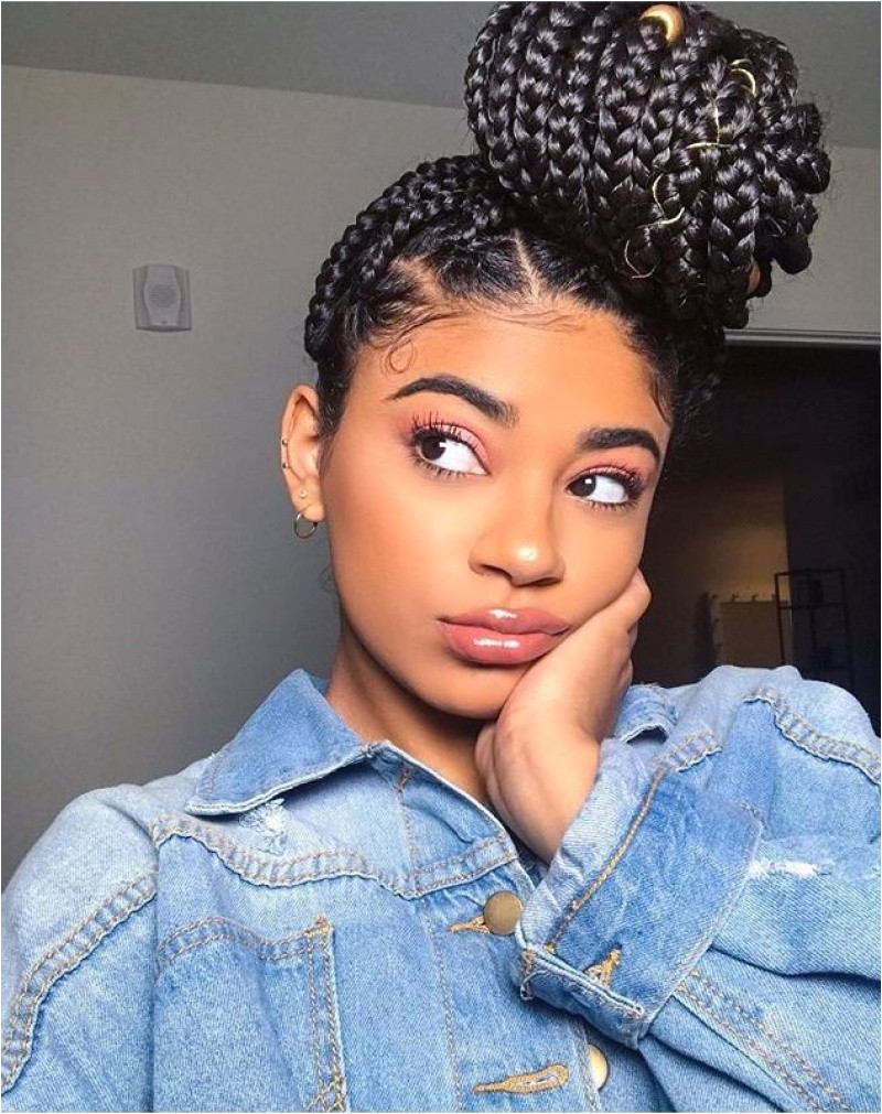 Black Hairstyles In A Bun Adorable Bun Hairstyles for Black Hair