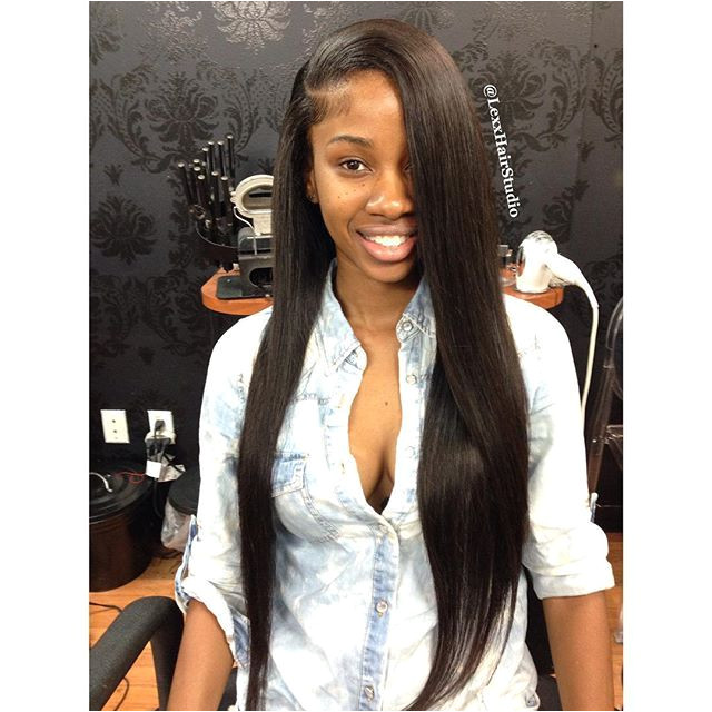 Black Hairstyles Side Part Lexxhairstudio Sew In Install W My Signature Deep Side Part for the