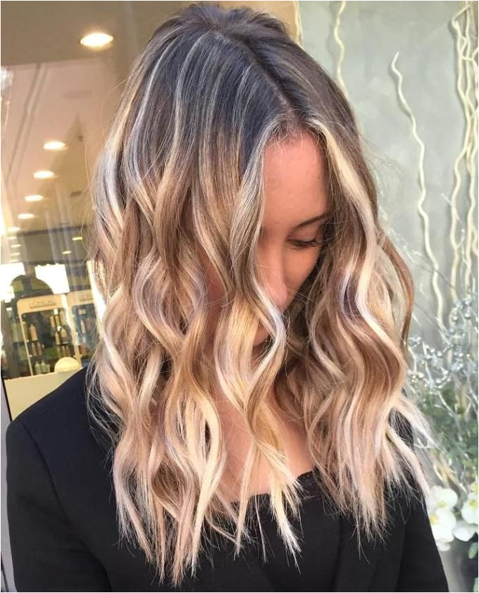 Blonde Hairstyles with Dark Roots 70 Flattering Balayage Hair Color Ideas for 2018